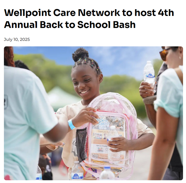 Wellpoint Care Network Back to School Bash